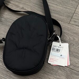 Black Crossbody Bag Lululemon CANADA sold out, maple leaf